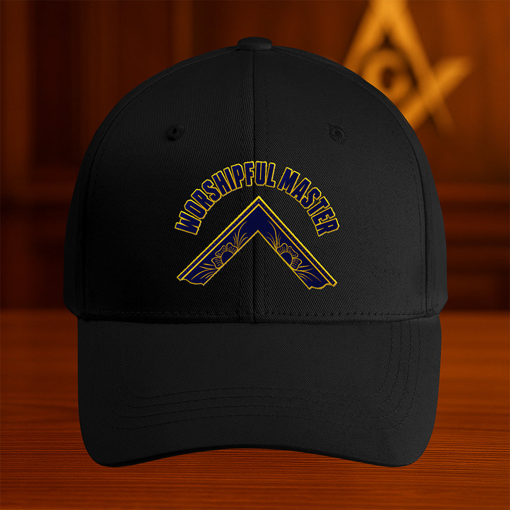 Worshipful Master Hat - Embroidered