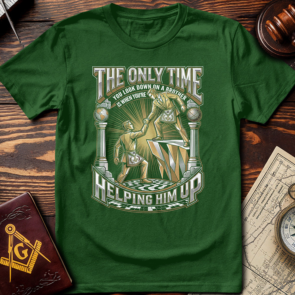 Only Time You Look Down On A Brother T-Shirt