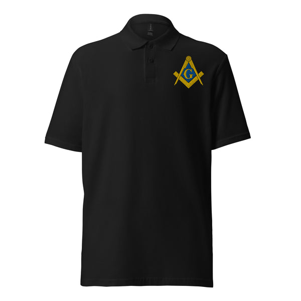 Masonic Embroidered Polo Shirt