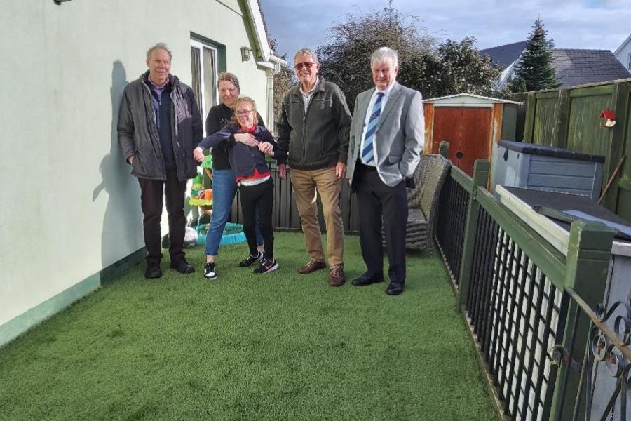 Pembrokeshire Freemasons Fund Safe Area for Disabled Teen