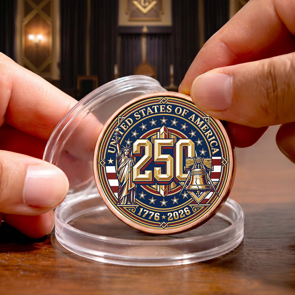 250th Anniversary Masonic Commemorative Coin