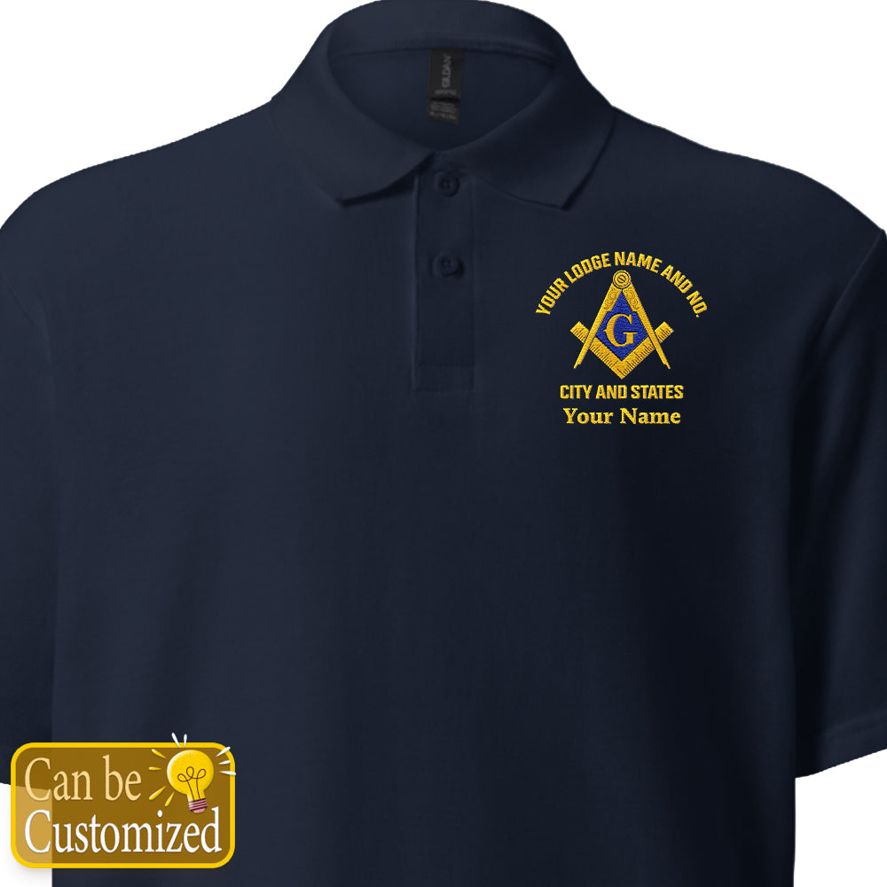 250th Anniversary USA Custom Embroidered Polo Shirt