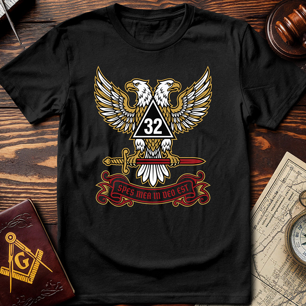 32nd Degree Scottish Rite Wing Up T-Shirt
