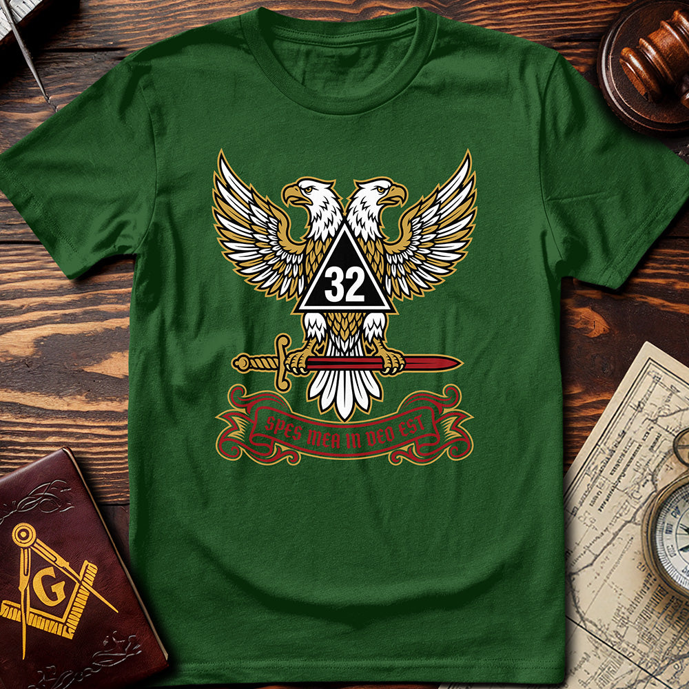 32nd Degree Scottish Rite Wing Up T-Shirt