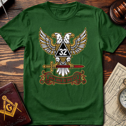 32nd Degree Scottish Rite Wing Up T-Shirt