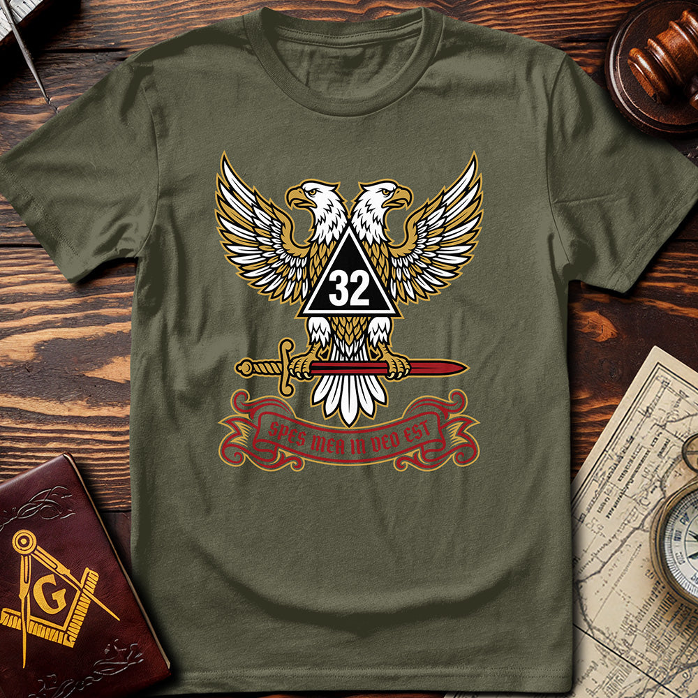 32nd Degree Scottish Rite Wing Up T-Shirt