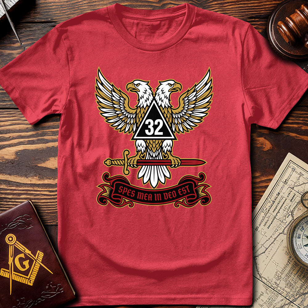 32nd Degree Scottish Rite Wing Up T-Shirt