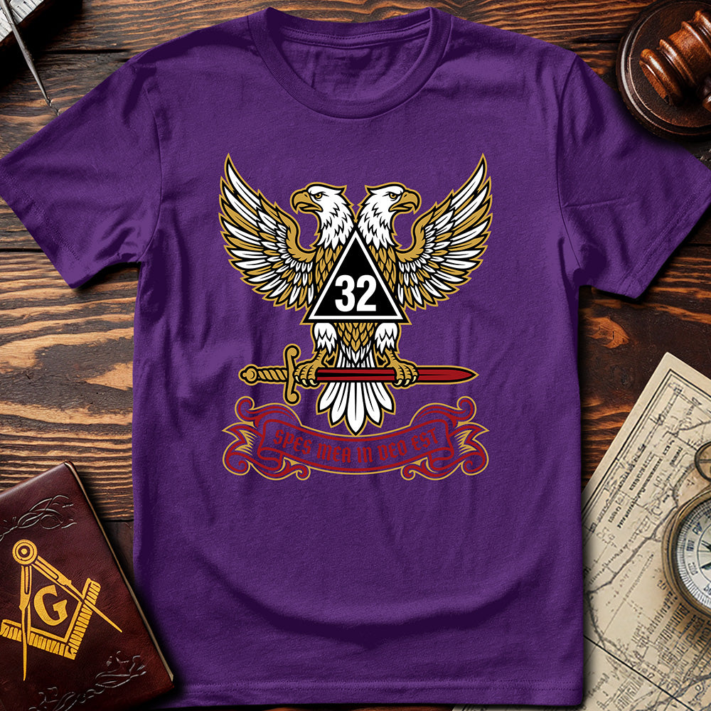 32nd Degree Scottish Rite Wing Up T-Shirt