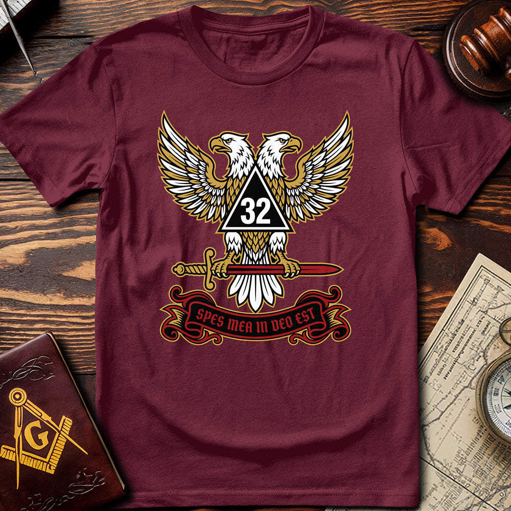 32nd Degree Scottish Rite Wing Up T-Shirt