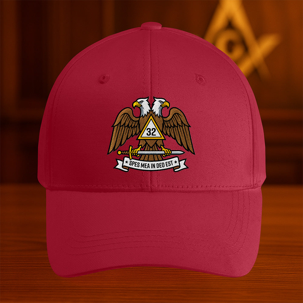 32nd Degree Scottish Rite Hat - Embroidered