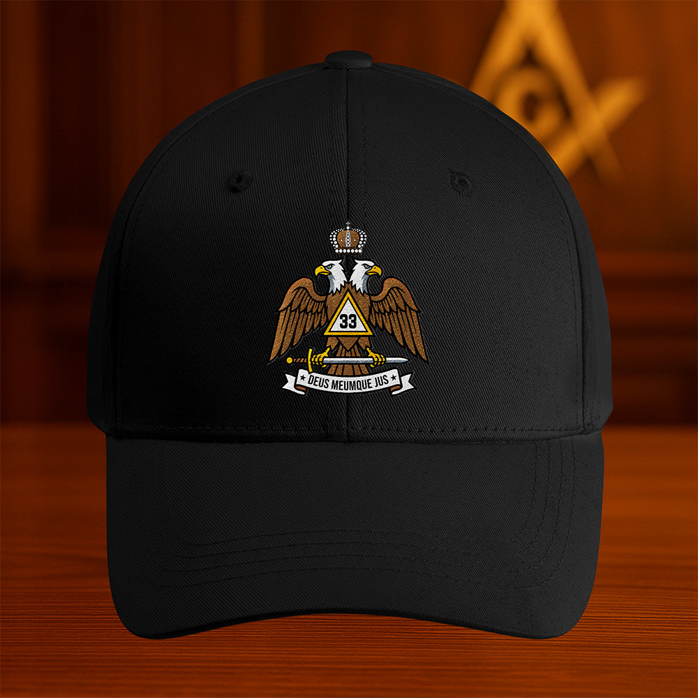 33rd Scottish Rite Hat - Embroidered