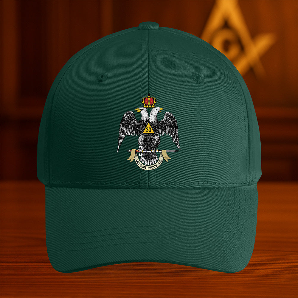 33rd Degree Scottish Rite Hat - Printed