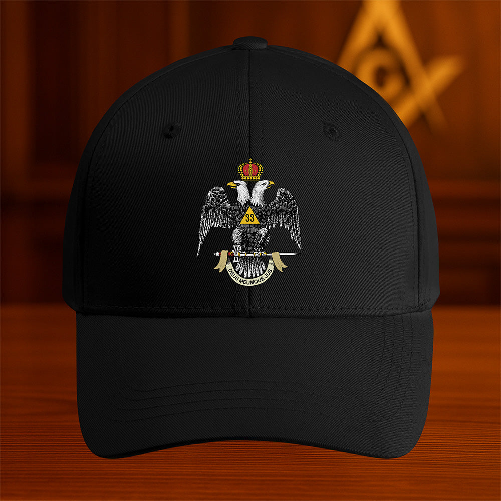 33rd Degree Scottish Rite Hat - Printed