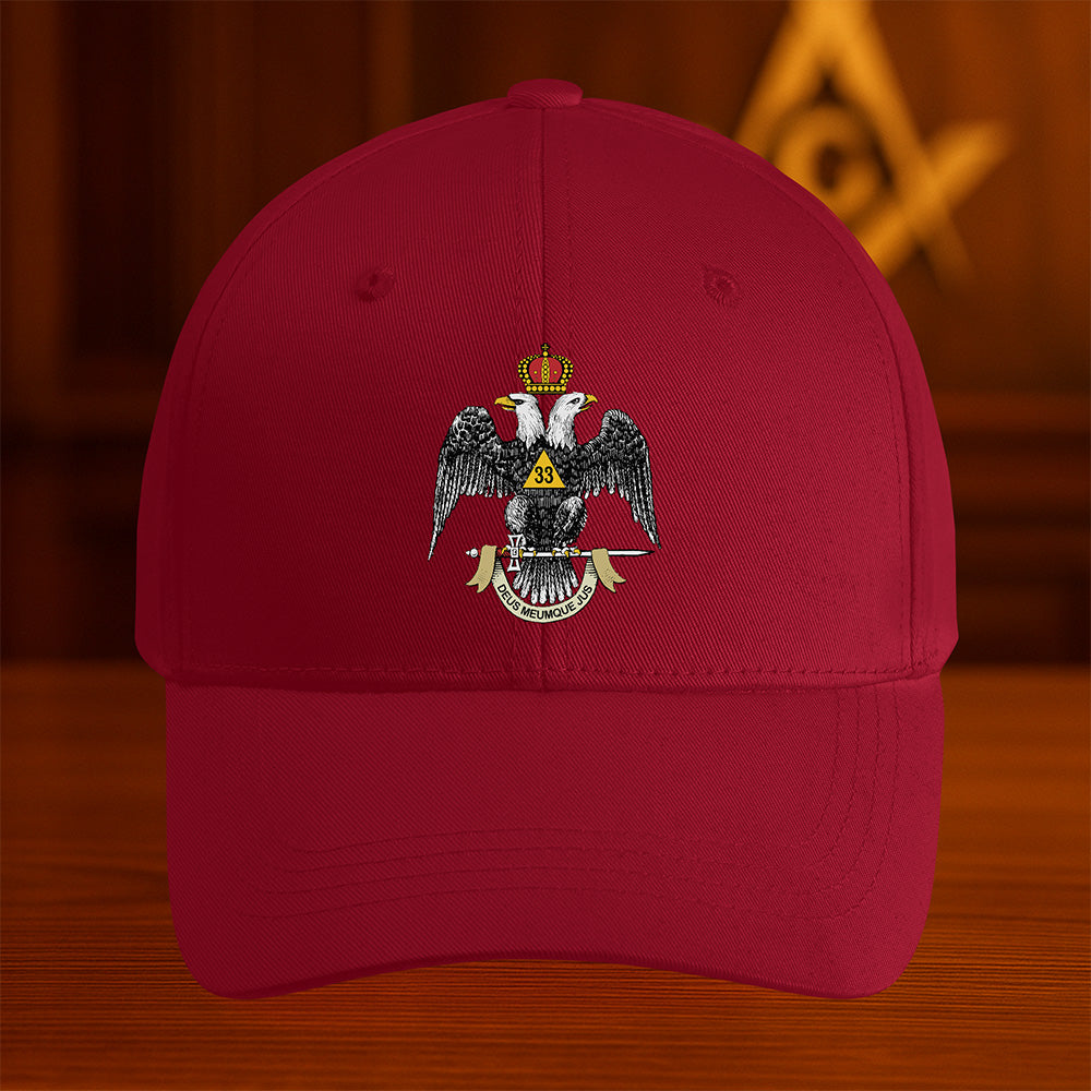 33rd Degree Scottish Rite Hat - Printed