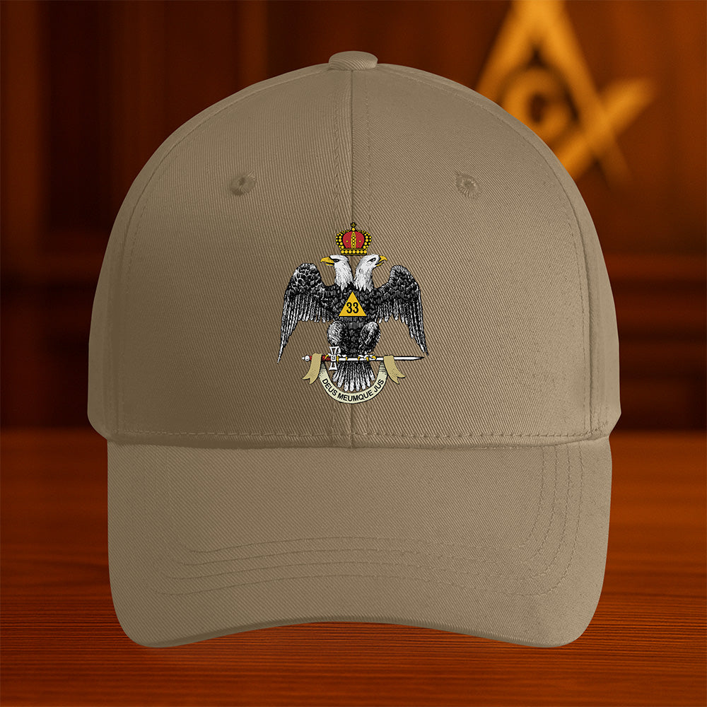 33rd Degree Scottish Rite Hat - Printed