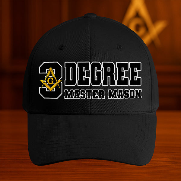 3 Degree Master Mason Hat - Embroidered