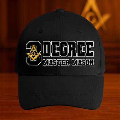 3 Degree Master Mason Hat - Embroidered