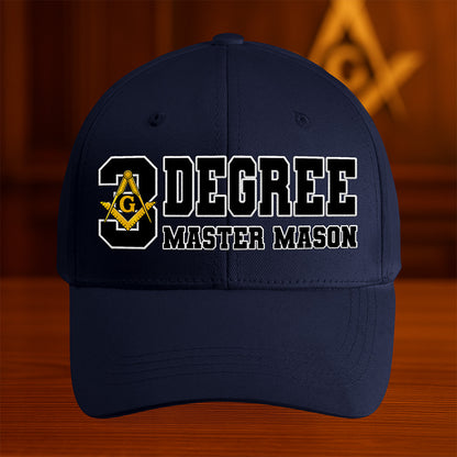 3 Degree Master Mason Hat - Embroidered