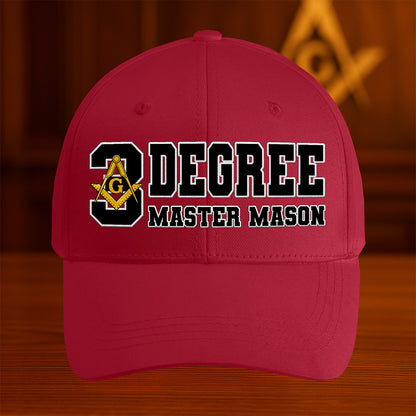 3 Degree Master Mason Hat - Embroidered