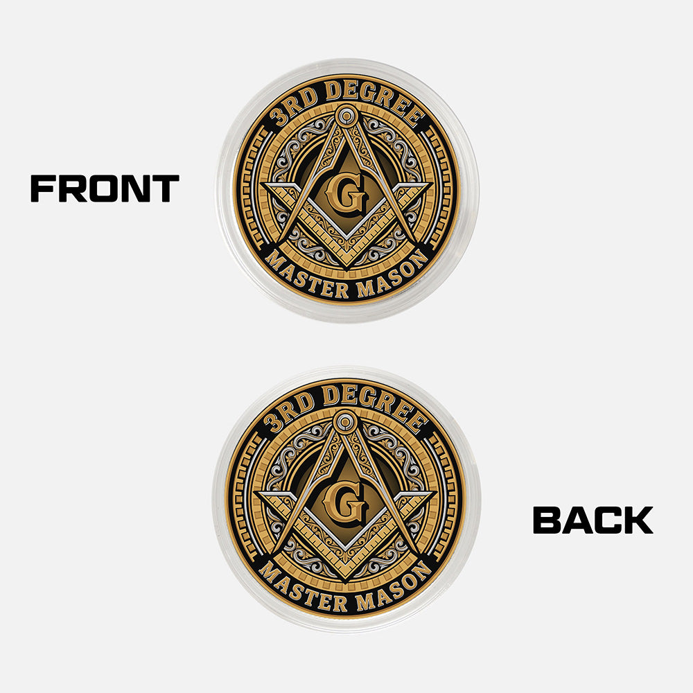 3re Degree Master Mason Commemorative Coin