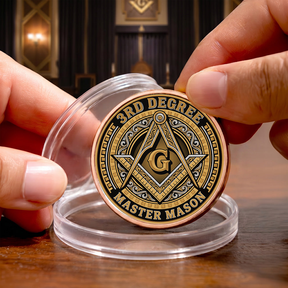 3re Degree Master Mason Commemorative Coin