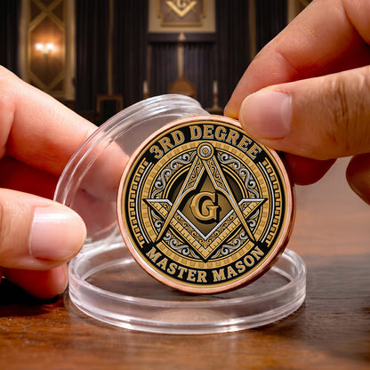 3re Degree Master Mason Commemorative Coin
