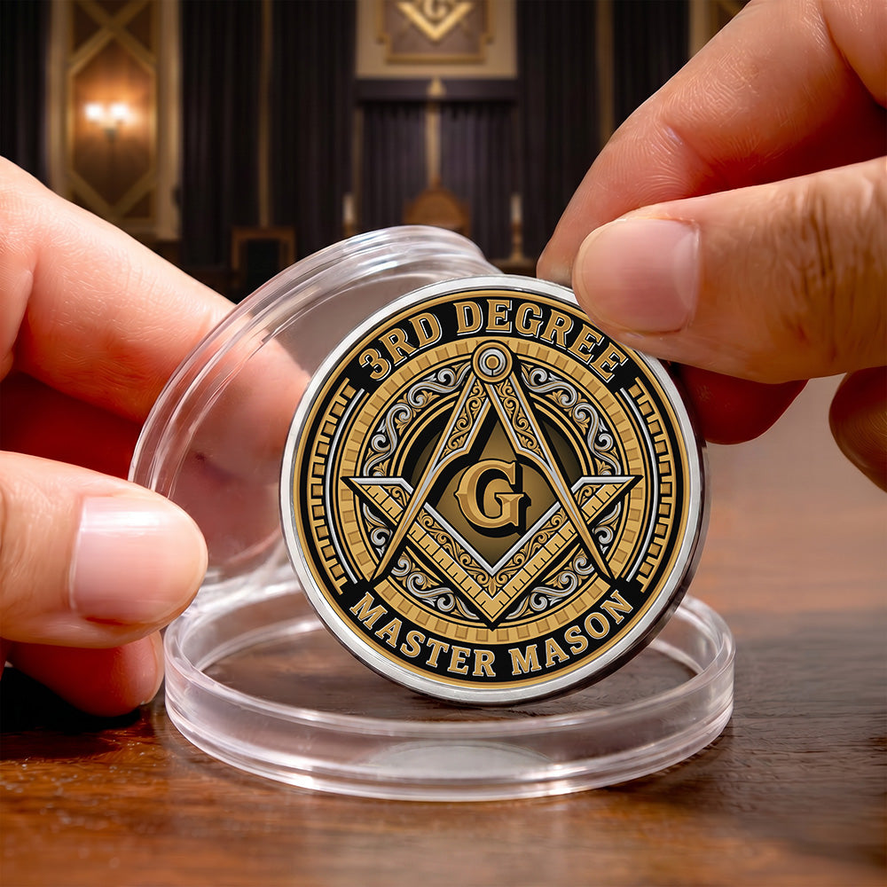 3re Degree Master Mason Commemorative Coin