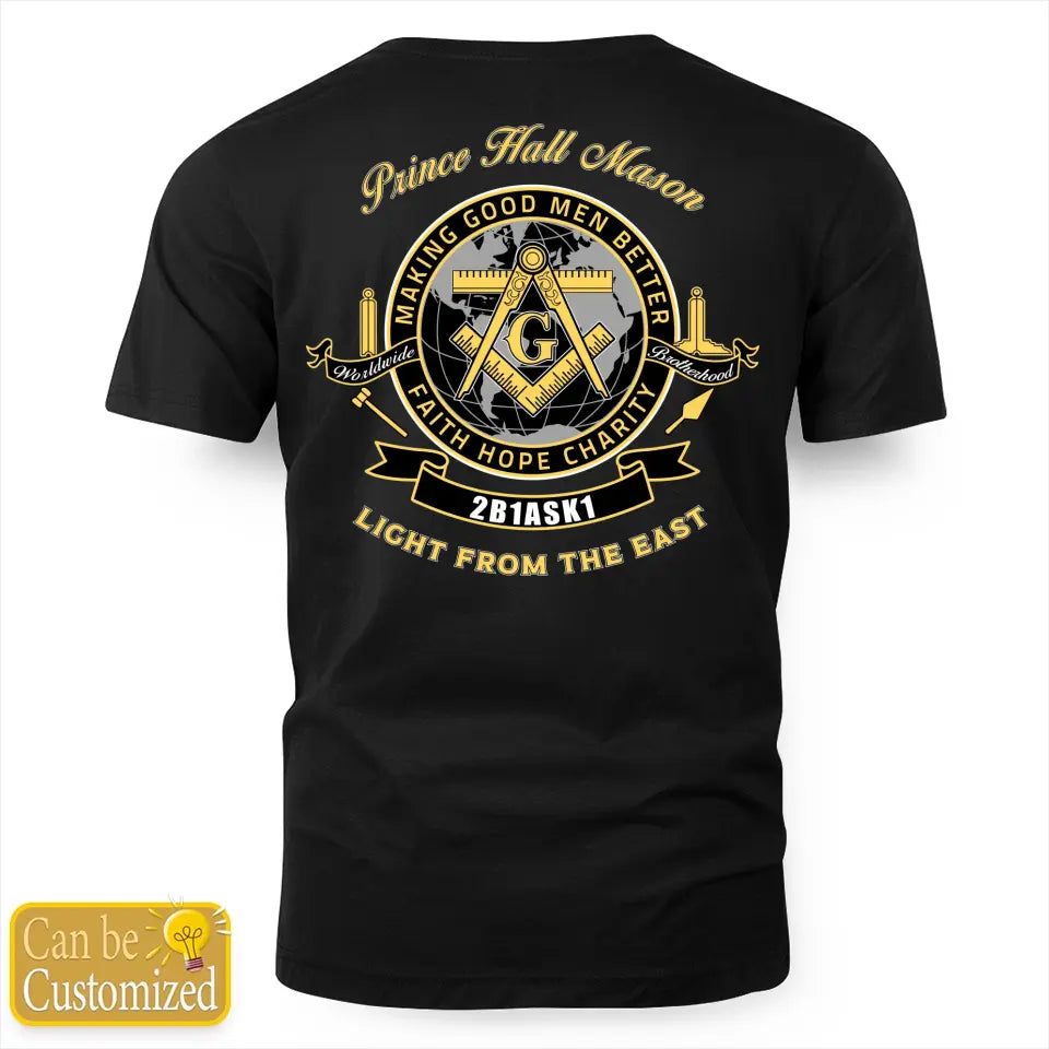 Custom Prince Hall Masonic T-Shirt