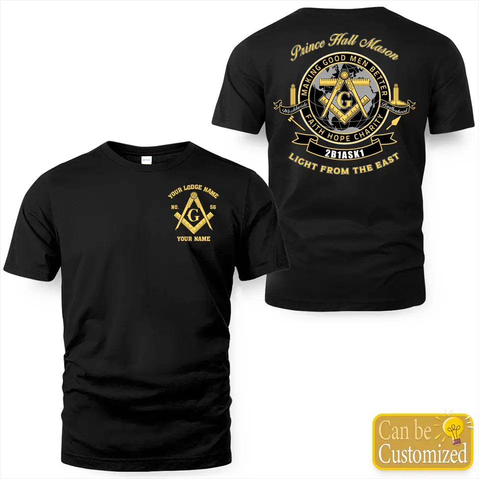 Custom Prince Hall Masonic T-Shirt