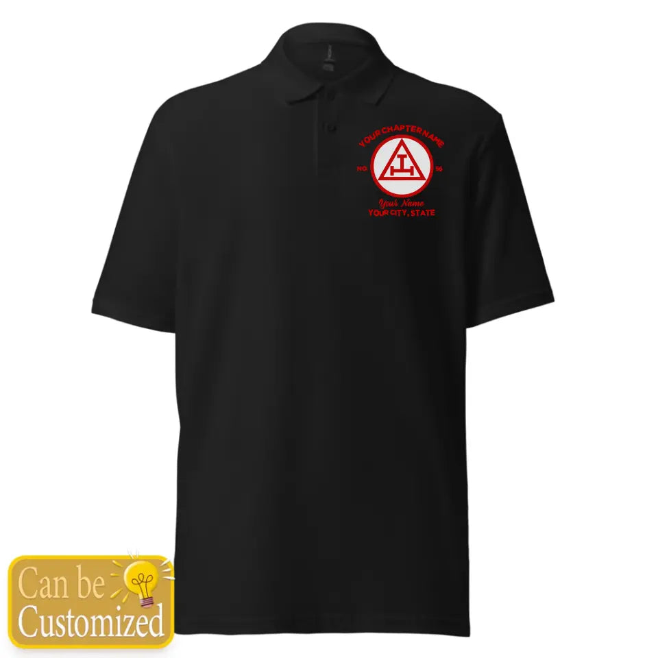 Custom Royal Arch Masonic Embroidered Polo Shirt