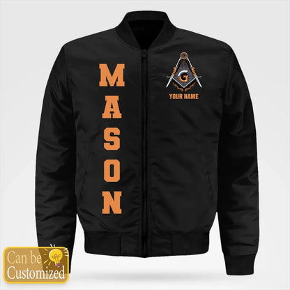 Custom Masonic Bomber Jacket