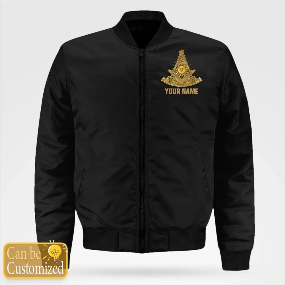 Custom Past Master Masonic Bomber Jacket
