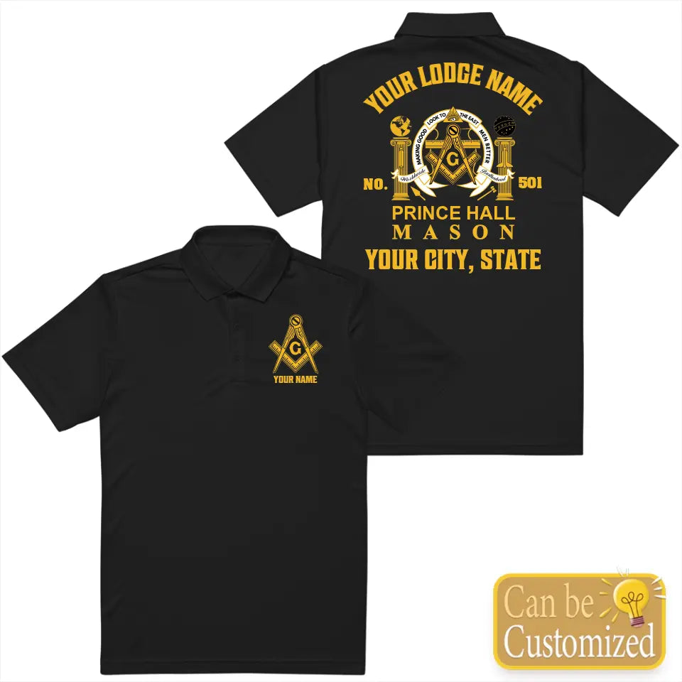 Custom Masonic Brotherhood Polo Shirt