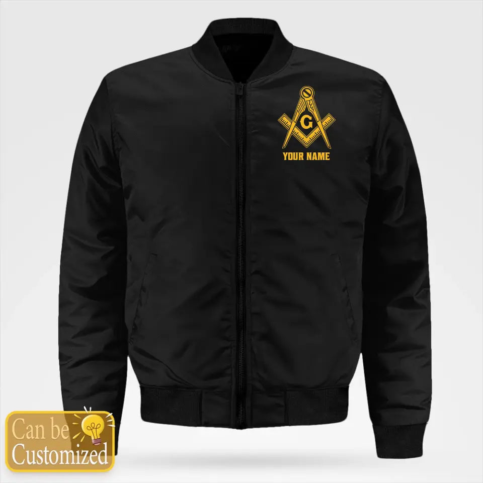 Custom Masonic Brotherhood Bomber Jacket