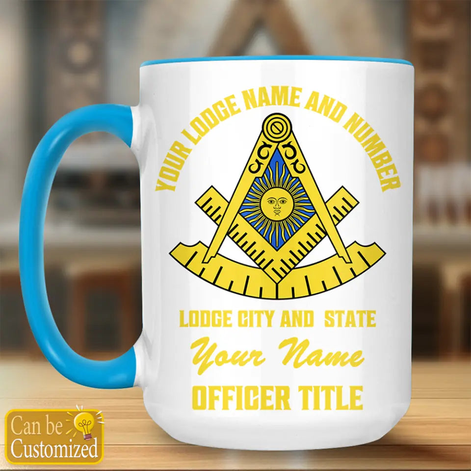 Custom Past Master Accent Two-Tone Mug