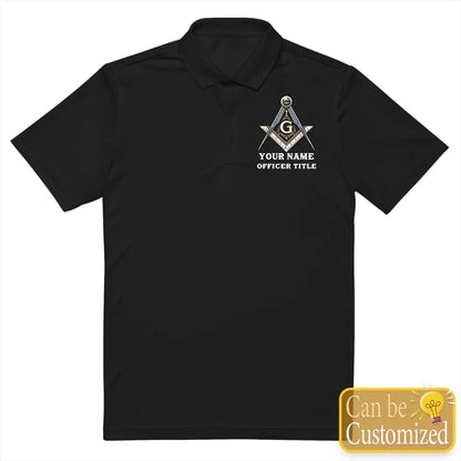 Custom Masonic Printed Polo Shirt