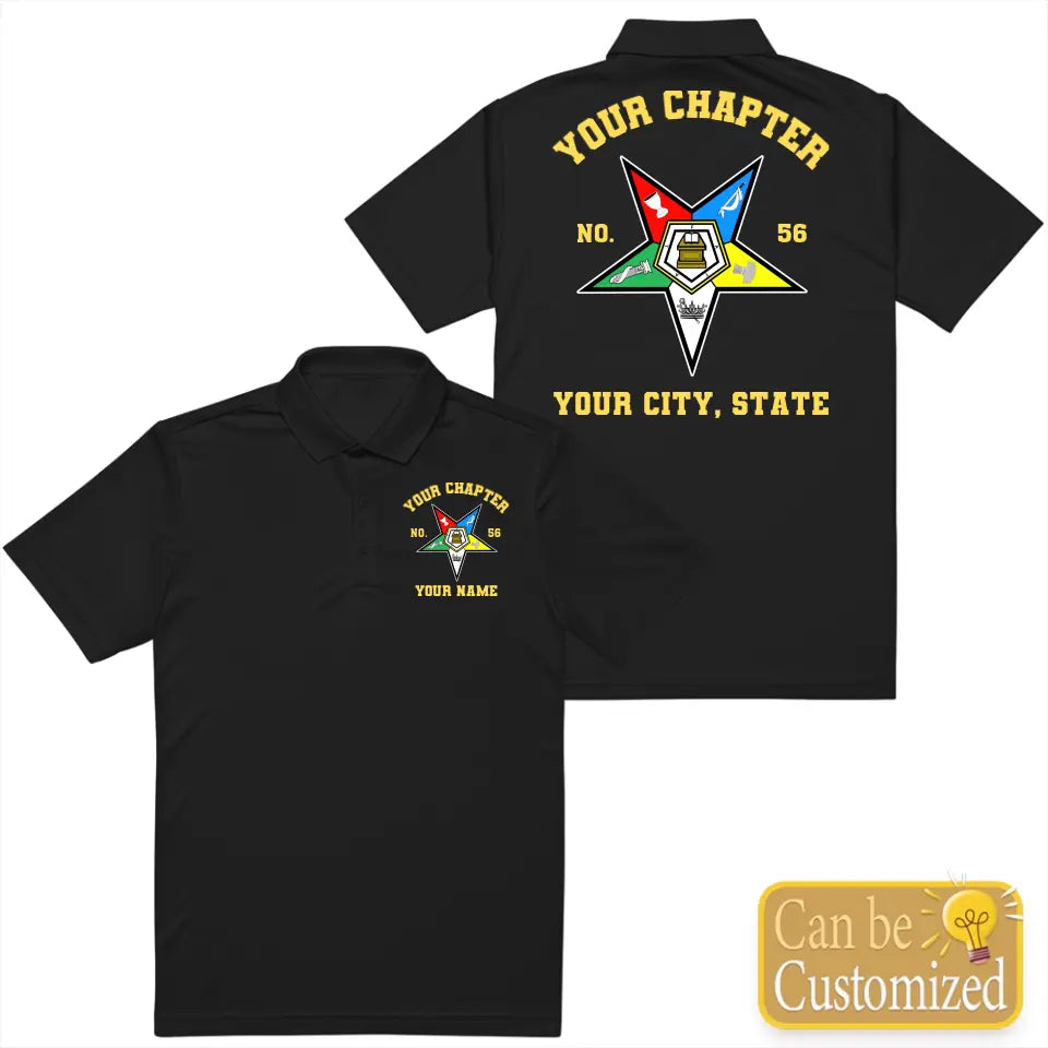 Custom Order of The Eastern Star Polo Shirt