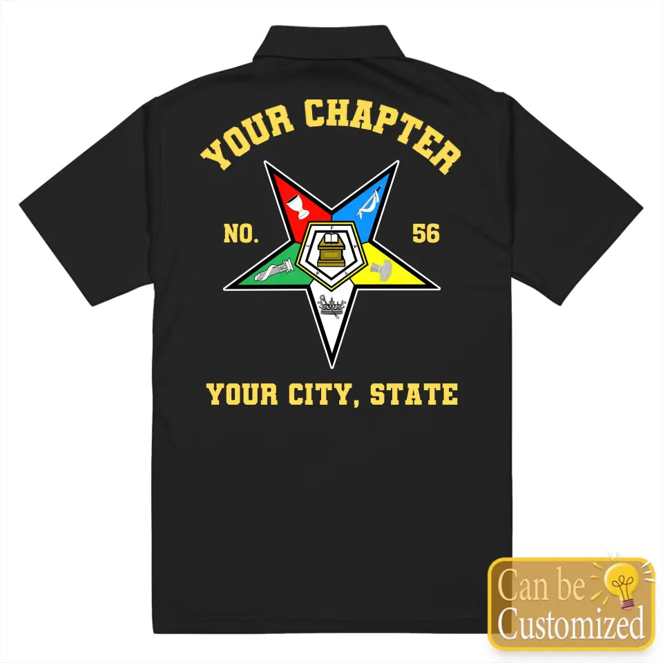 Custom Order of The Eastern Star Polo Shirt