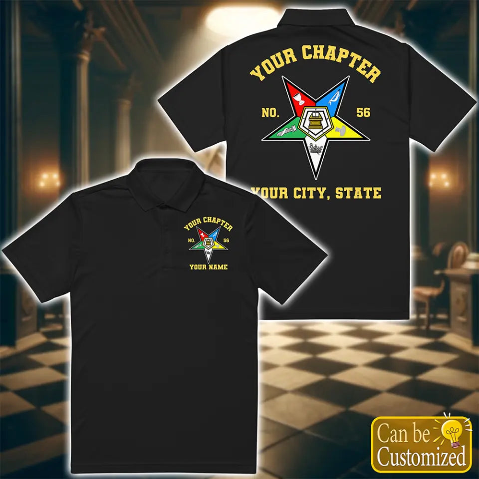 Custom Order of The Eastern Star Polo Shirt