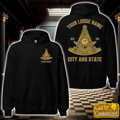 Custom Past Master Masonic Hoodie