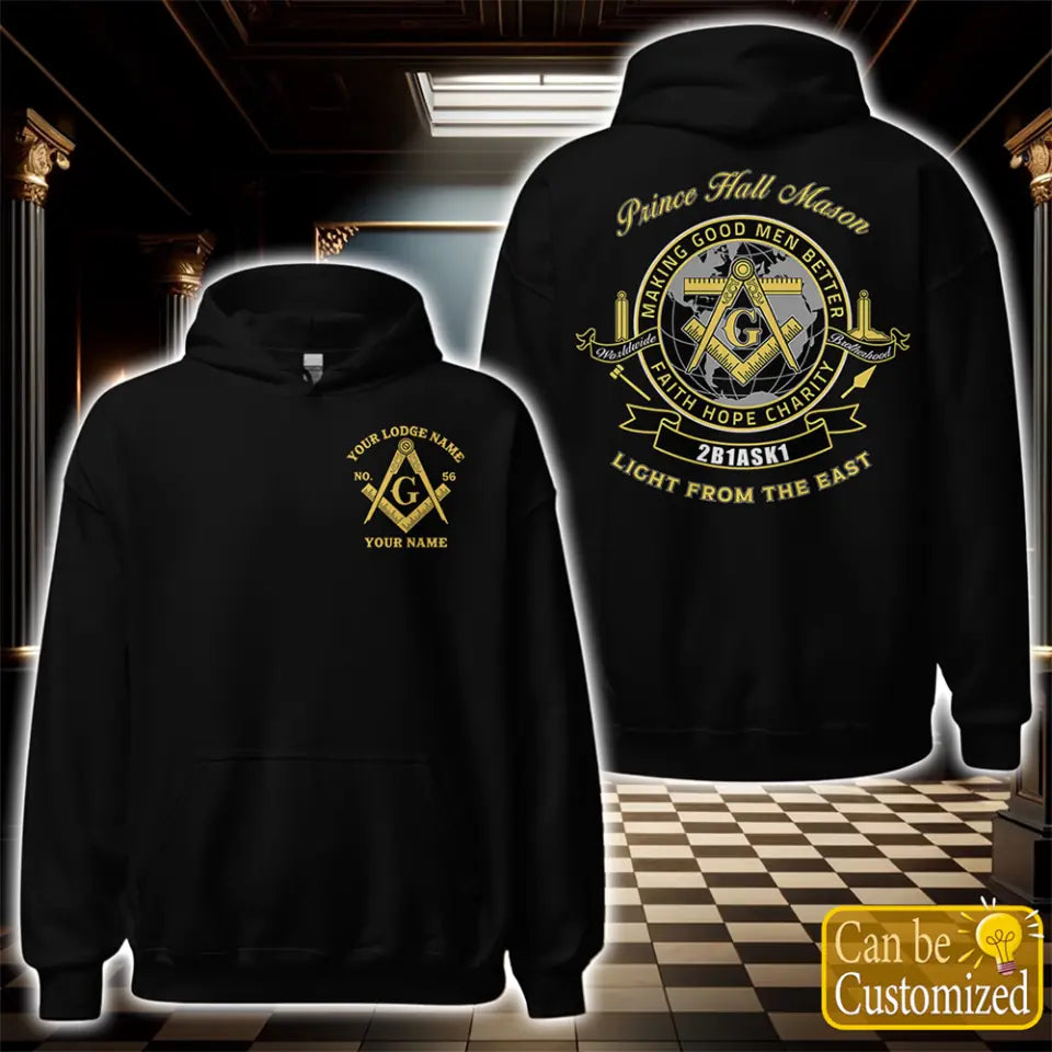 Custom Prince Hall Hoodie