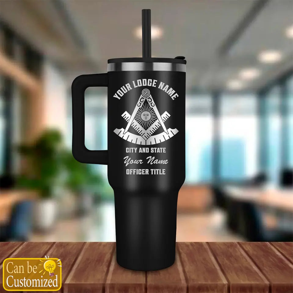 Custom Laser Engraved Past Master Tumbler