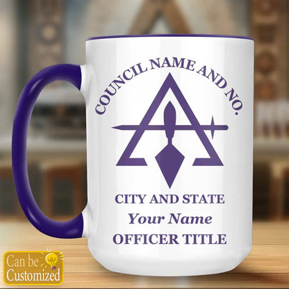 Custom Council Accent Two-Tone Mug