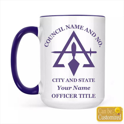 Custom Council Accent Two-Tone Mug