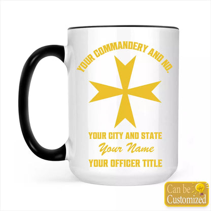 Custom Order Of Malta Accent Two-Tone Mug