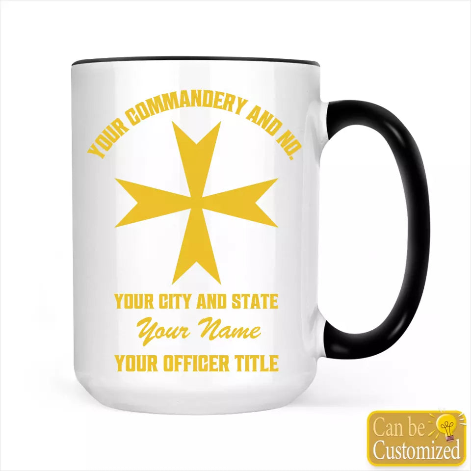 Custom Order Of Malta Accent Two-Tone Mug