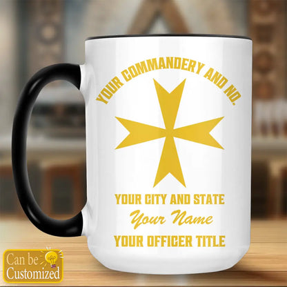 Custom Order Of Malta Accent Two-Tone Mug