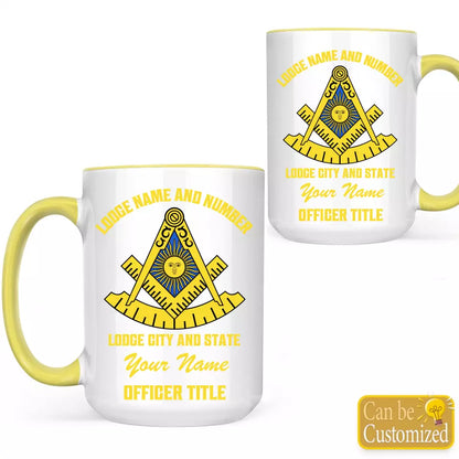 Custom Past Master Accent Two-Tone Mug