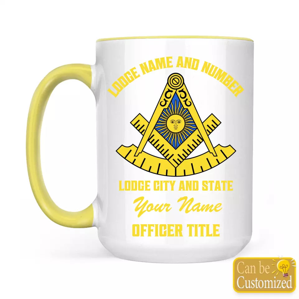 Custom Past Master Accent Two-Tone Mug