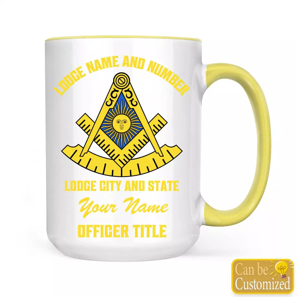 Custom Past Master Accent Two-Tone Mug